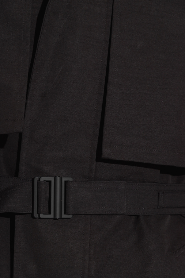 Black Hooded coat PRACTICAL AND STYLISH OUTERWEAR